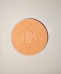 Orange Bitcoin Soap